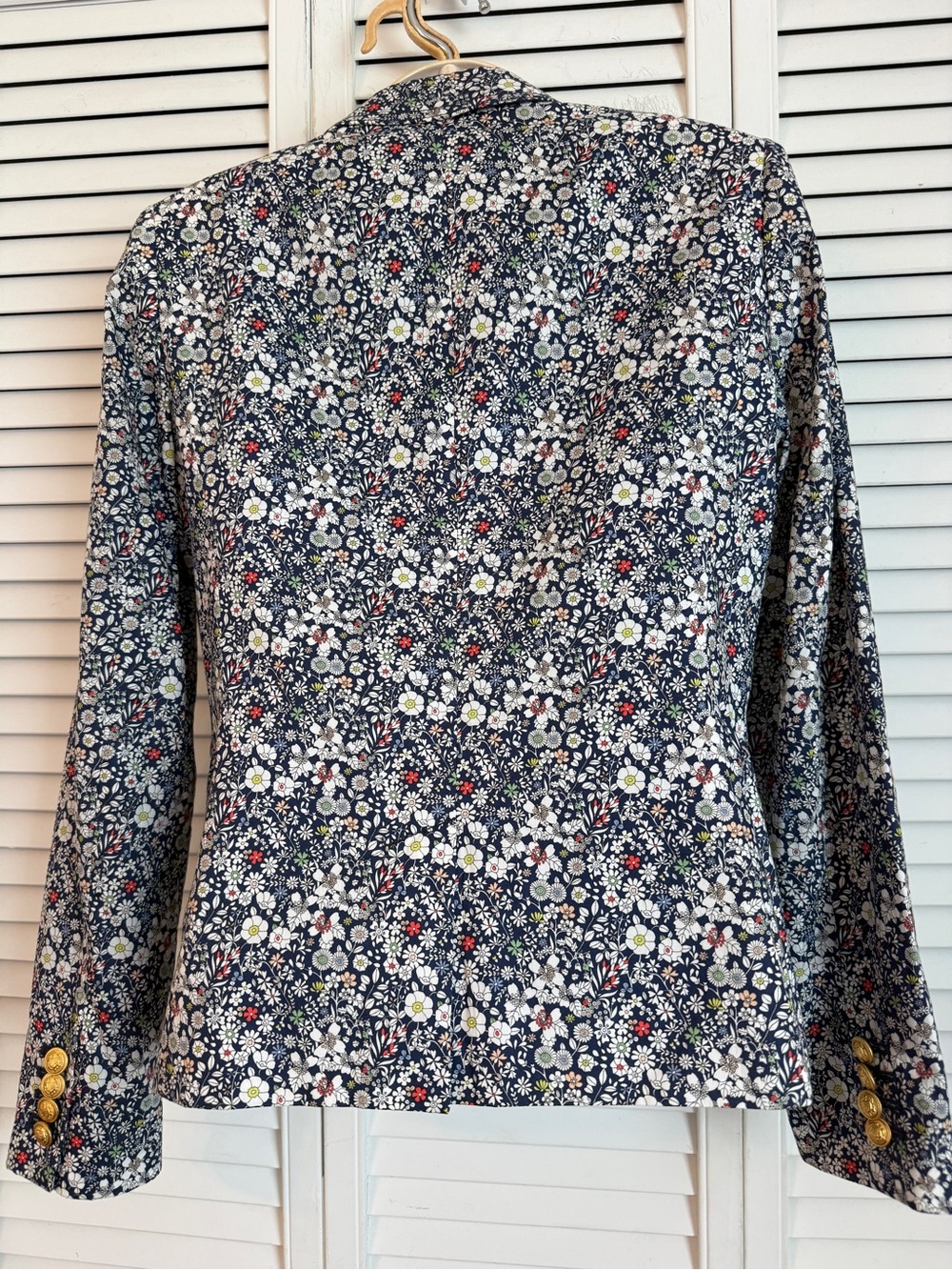 J.Crew Womens Liberty Art Fabrics Schoolboy Blazer Size 2 June's Meadow Floral - Picture 5 of 9